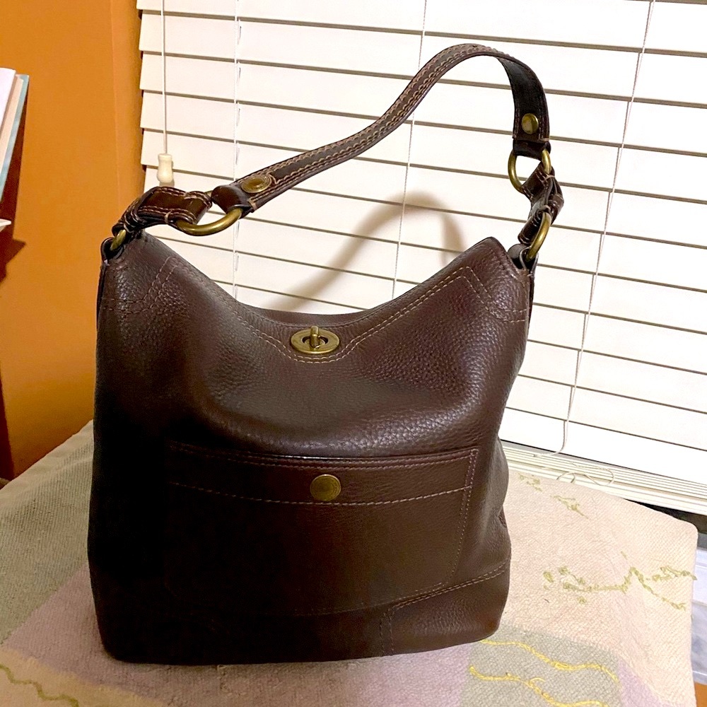 Coach Brown Leather Purse